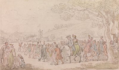 The Vicar of Wakefield: The Welcome by Thomas Rowlandson